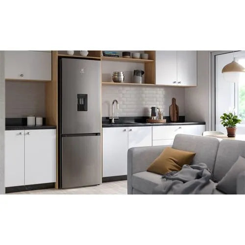 Nevera Electrolux Congelador Inferior No Frost 294L Inverter, AutoSense Gris - ERBA29V3HVG