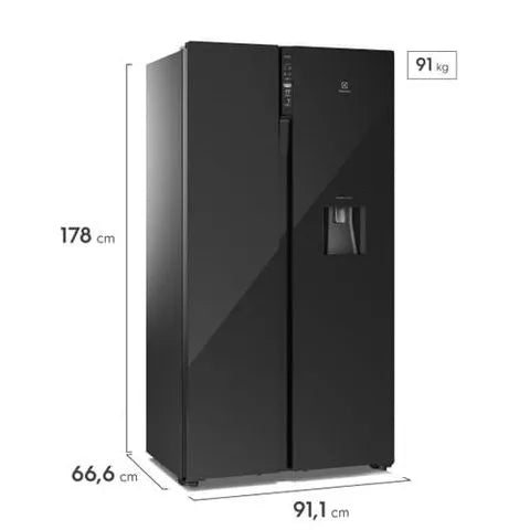 Nevecon Electrolux No Frost Inverter 522 LTS Negro - ERSB54N3WXB