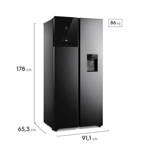Nevecón Electrolux No Frost 431L Inverter AutoSense Negro - ERS44F3C5BB