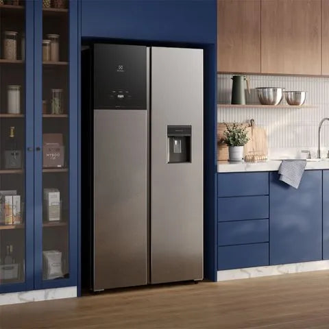 Nevecon Electrolux No Frost Side by Side 431 Lts Autosense Gris - ERS44F3C5BI