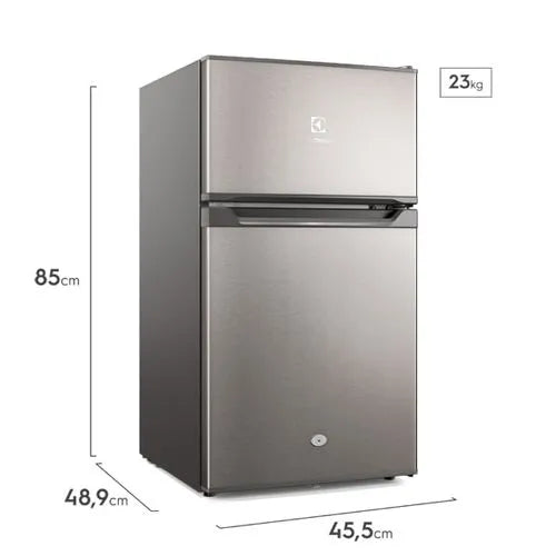 Mini Nevera Electrolux Congelador Superior Frost 83L Gris - ERT95S3C5AS