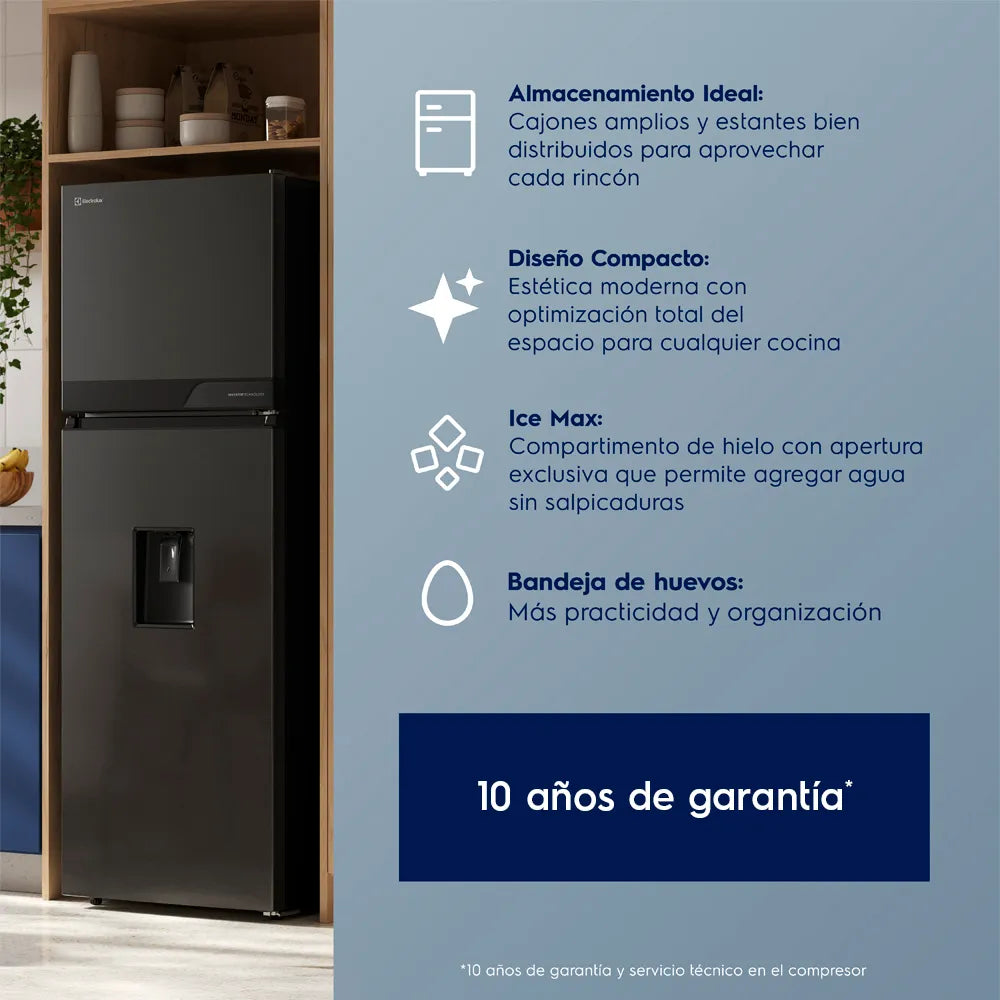 Nevera Electrolux Congelador Superior No Frost 239L Inverter - ERT25A3C6DC