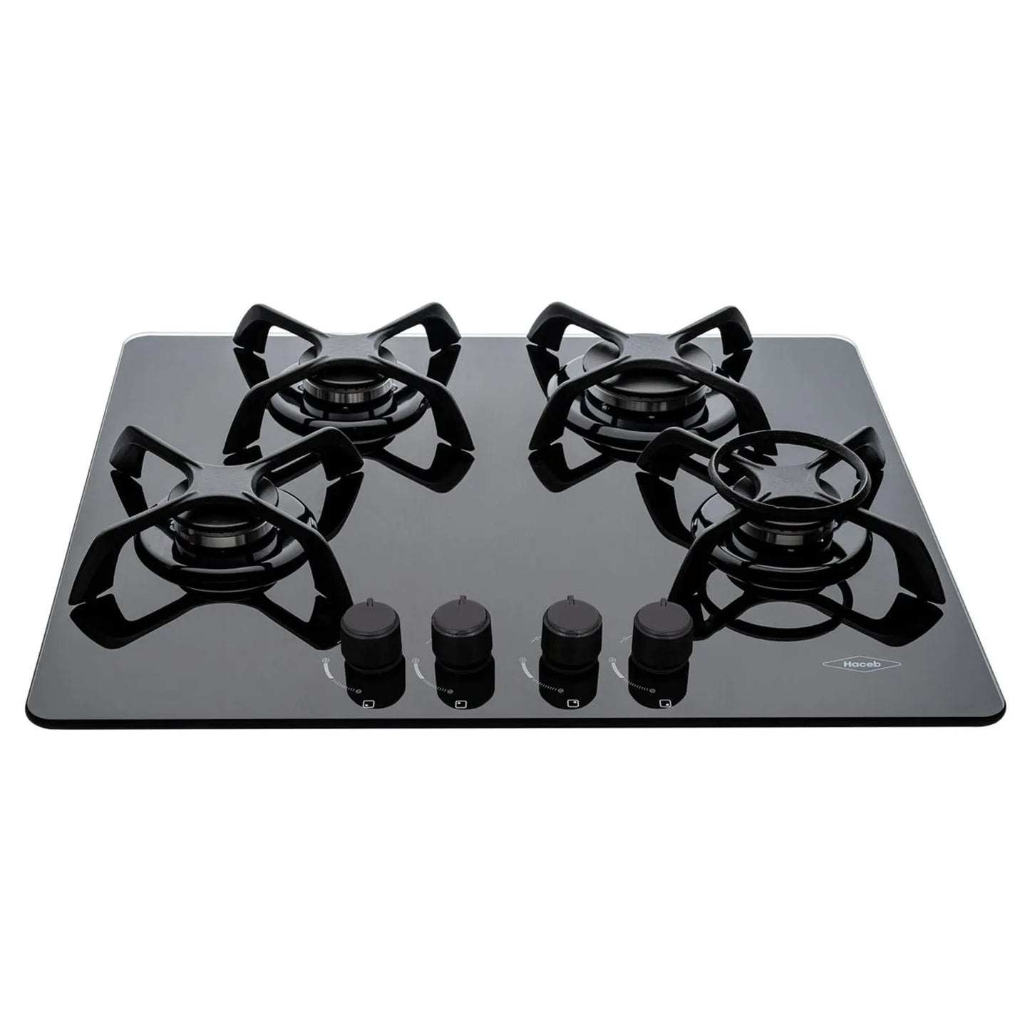 Estufa de Empotrar Cristal Haceb de 4 puestos a Gas Natural - ASL60-CRISTAL-GN