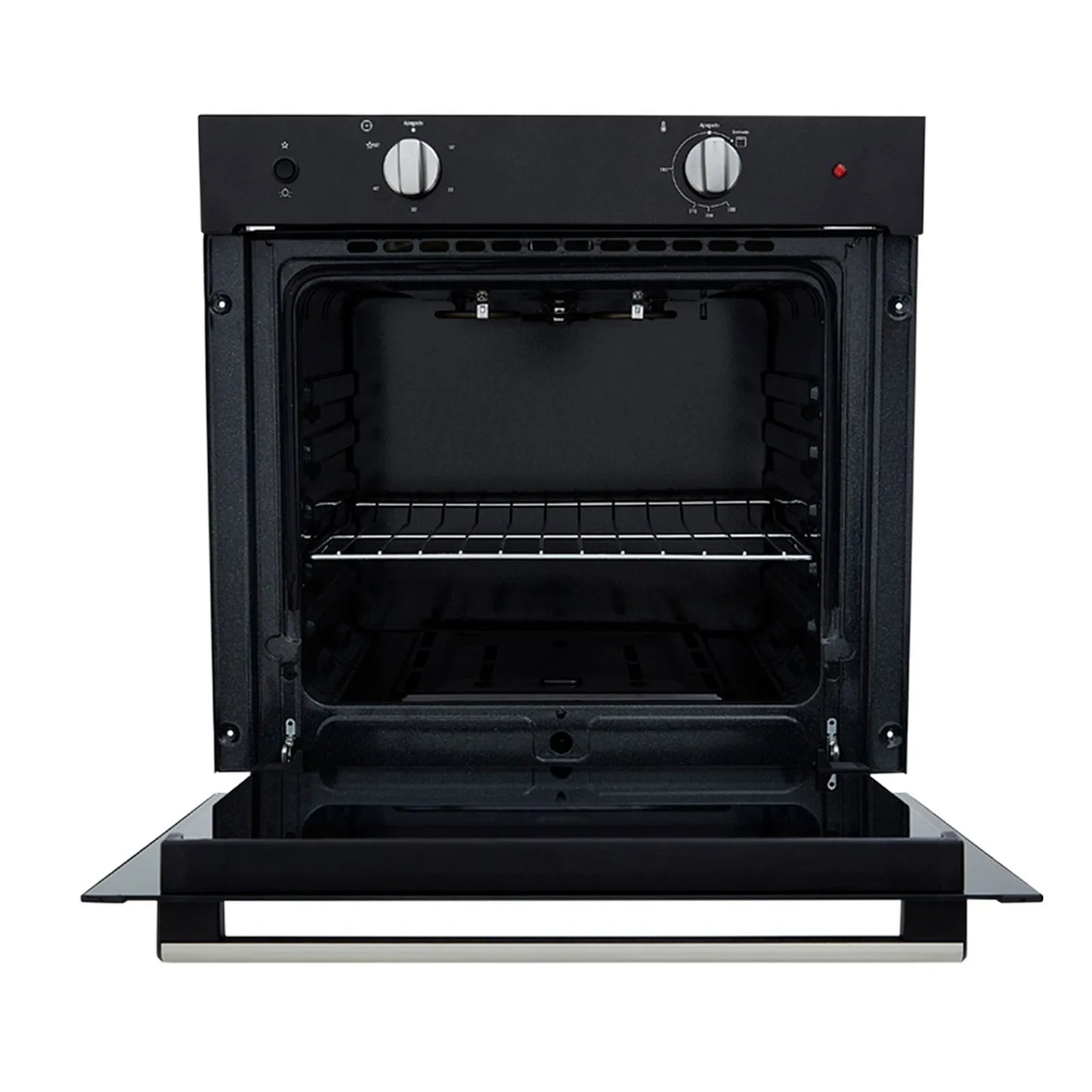Horno mixto Tandoori 60 cm negro gas natural 120V Haceb- HX TANDOORI 60 NEGRO GN - Logística Haceb