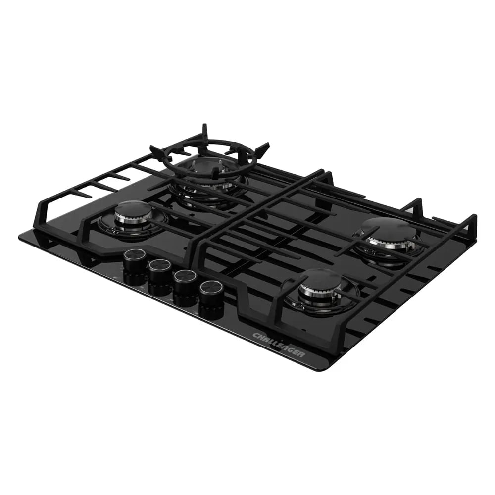 Cubierta de Empotrar Challenger 65cm 4pt Gas Natural - SQ-6767