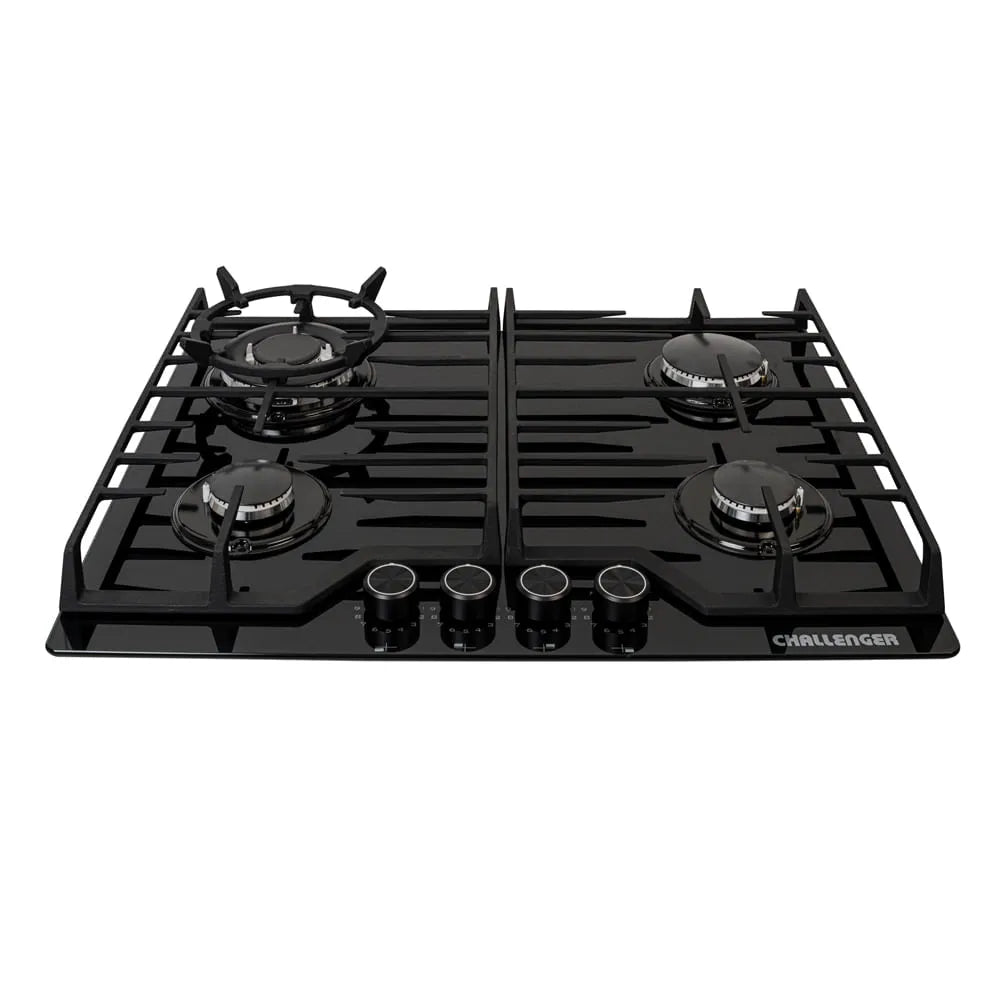 Cubierta de Empotrar Challenger 65cm 4pt Gas Natural - SQ-6767