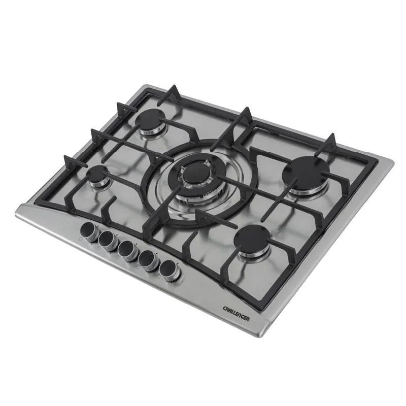 Estufa de Empotrar Challenger 70 cm 5 Pts Gas Natural - SA-6170-EI
