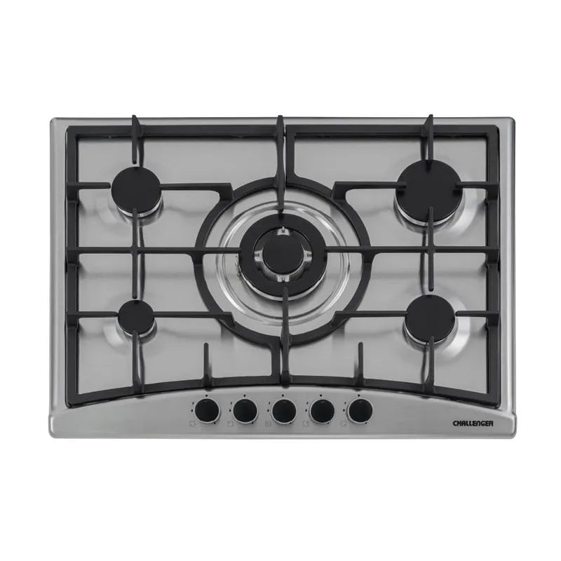 Estufa de Empotrar Challenger 70 cm 5 Pts Gas Natural - SA-6170-EI