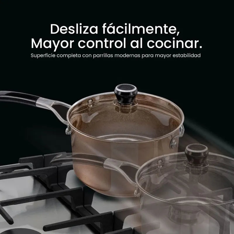 Estufa de Empotrar Challenger 70 cm 5 Pts Gas Natural - SA-6170-EI