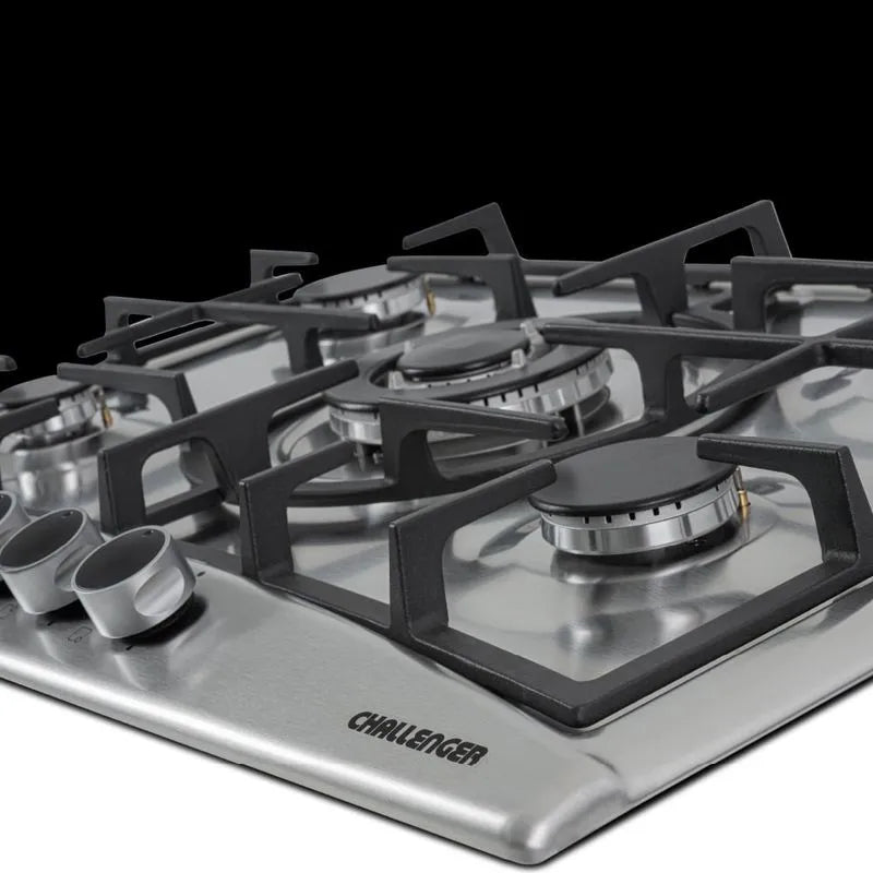 Estufa de Empotrar Challenger 70 cm 5 Pts Gas Natural - SA-6170-EI