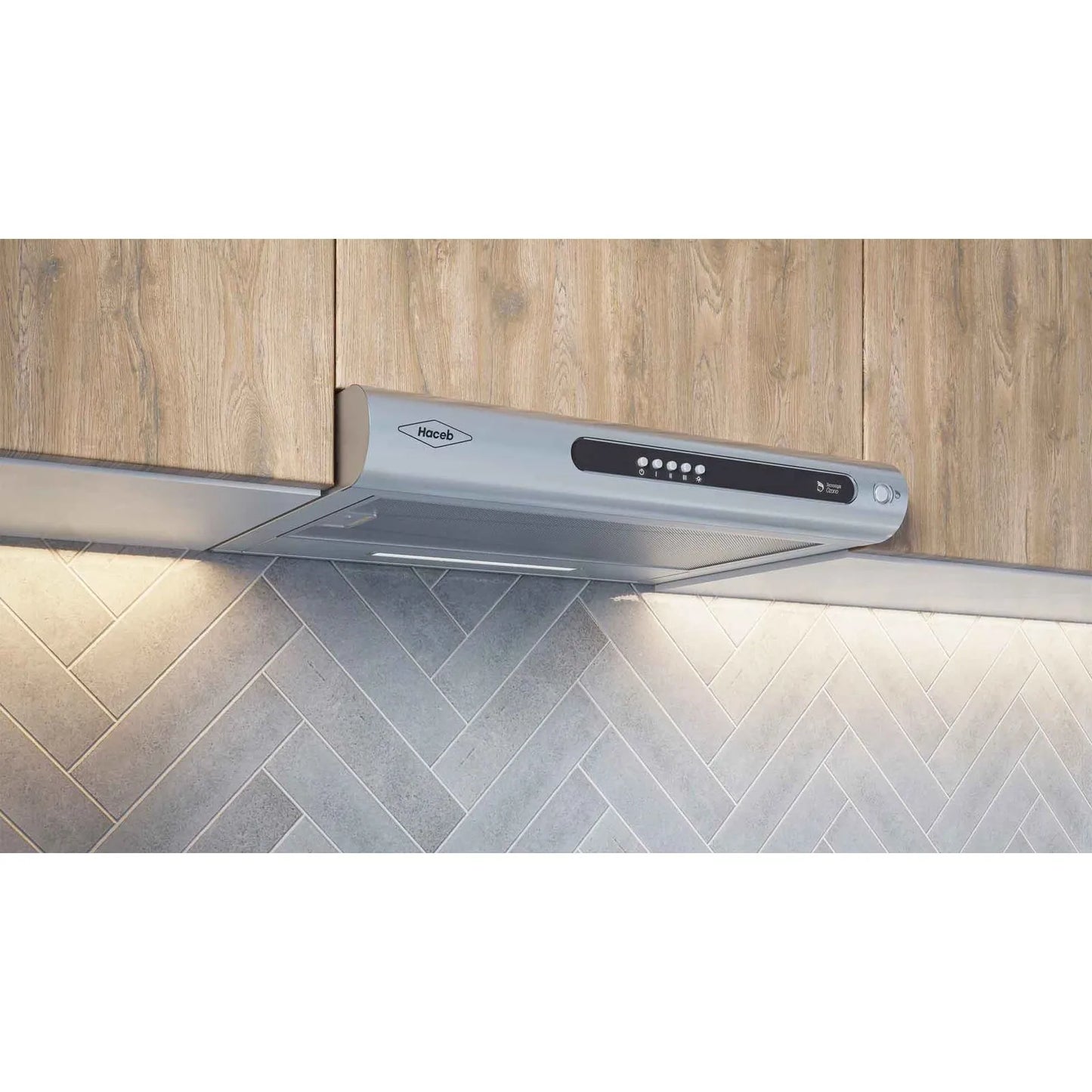 Campana Tofu Inox Negra 3 Velocidades- Logística Haceb