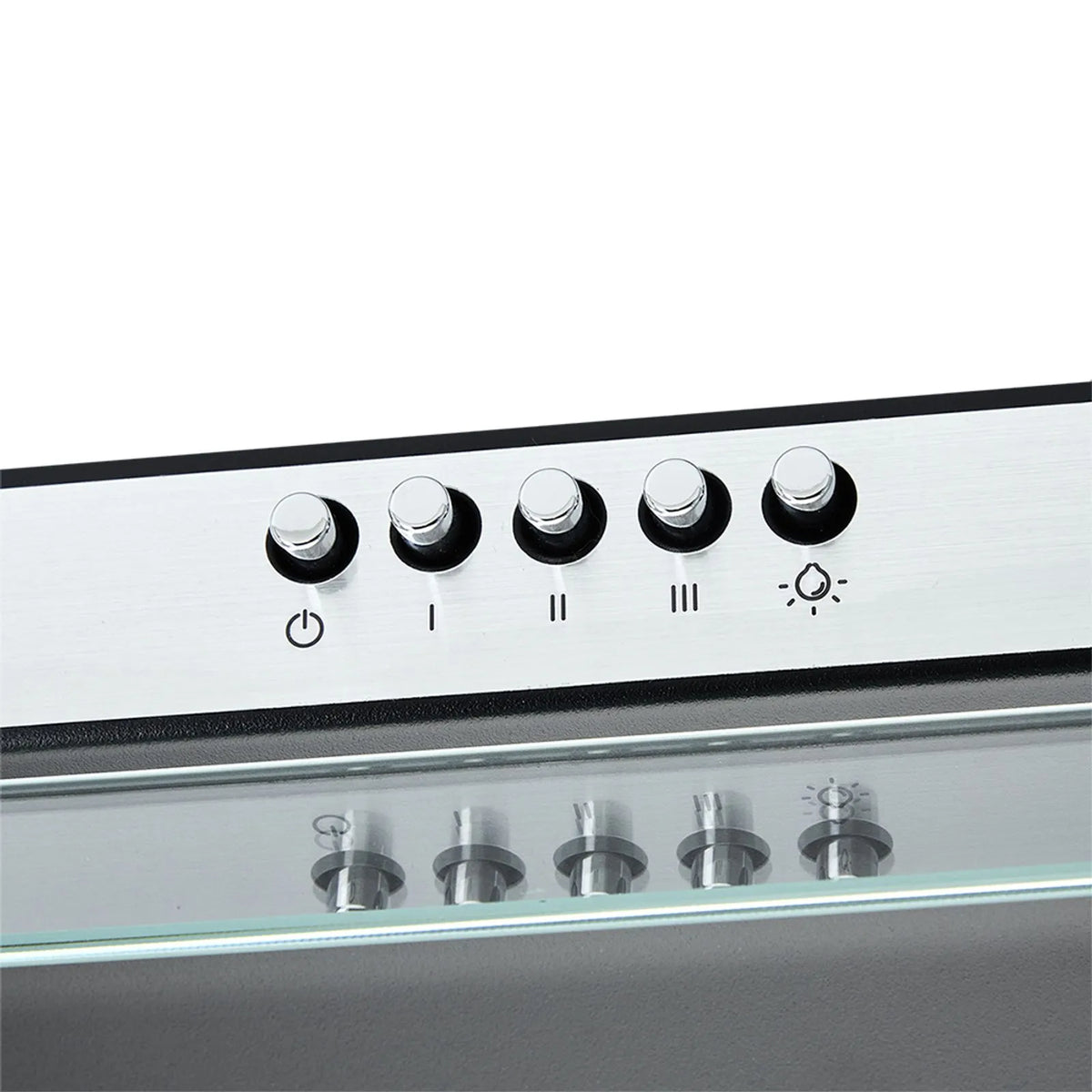 Campana Haceb Kala Inox Negra 60Cm 3 Velocidades - CKALA60V3-INOX-NE