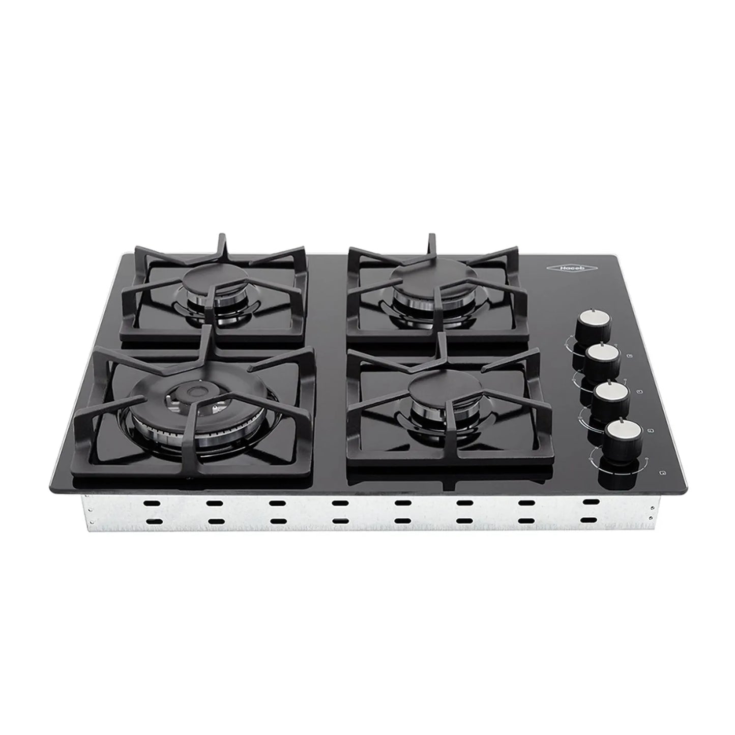 Estufa de Empotrar Tandoori Cristal Haceb de 4 puestos de 60X51 cm a Gas Natural - CT60-51-CRISTAL-GN