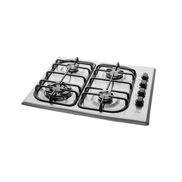 Estufa de Empotrar Sésamo Haceb Triple de 4 puestos Corona de 60 cm a Gas Natural  - CS60-INOX-3CHF-GN