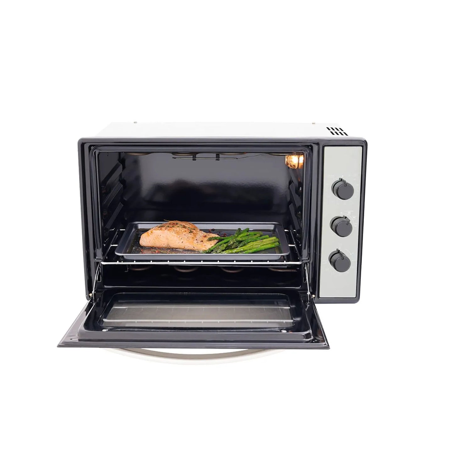 Horno eléctrico Medio Formato Inox 120V Haceb- ASF 60-36 ELEC 120V INOX - Logí­stica Haceb