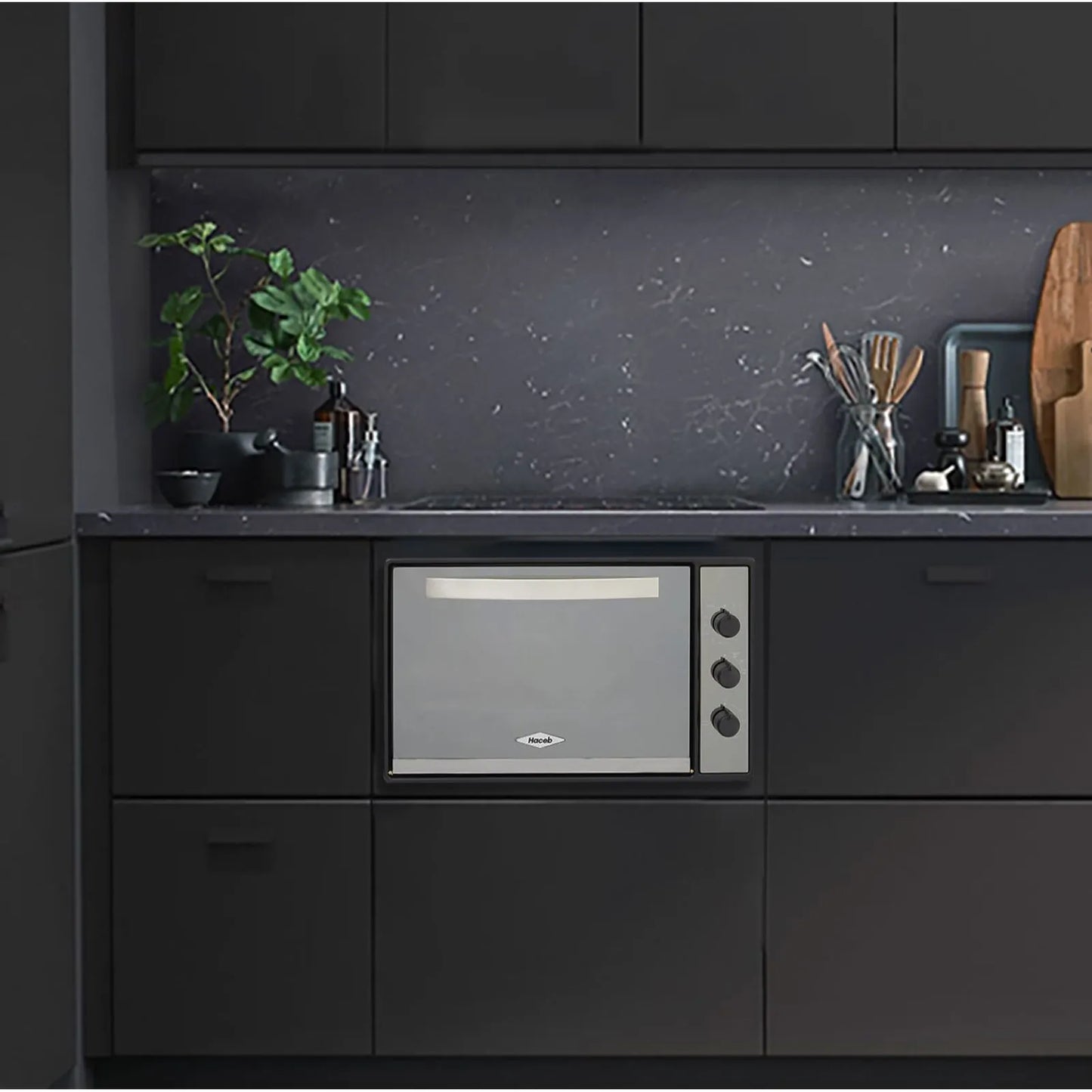 Horno eléctrico Medio Formato Inox 220V Haceb - ASF 60-36 ELEC 220V INOX - Logí­stica Haceb