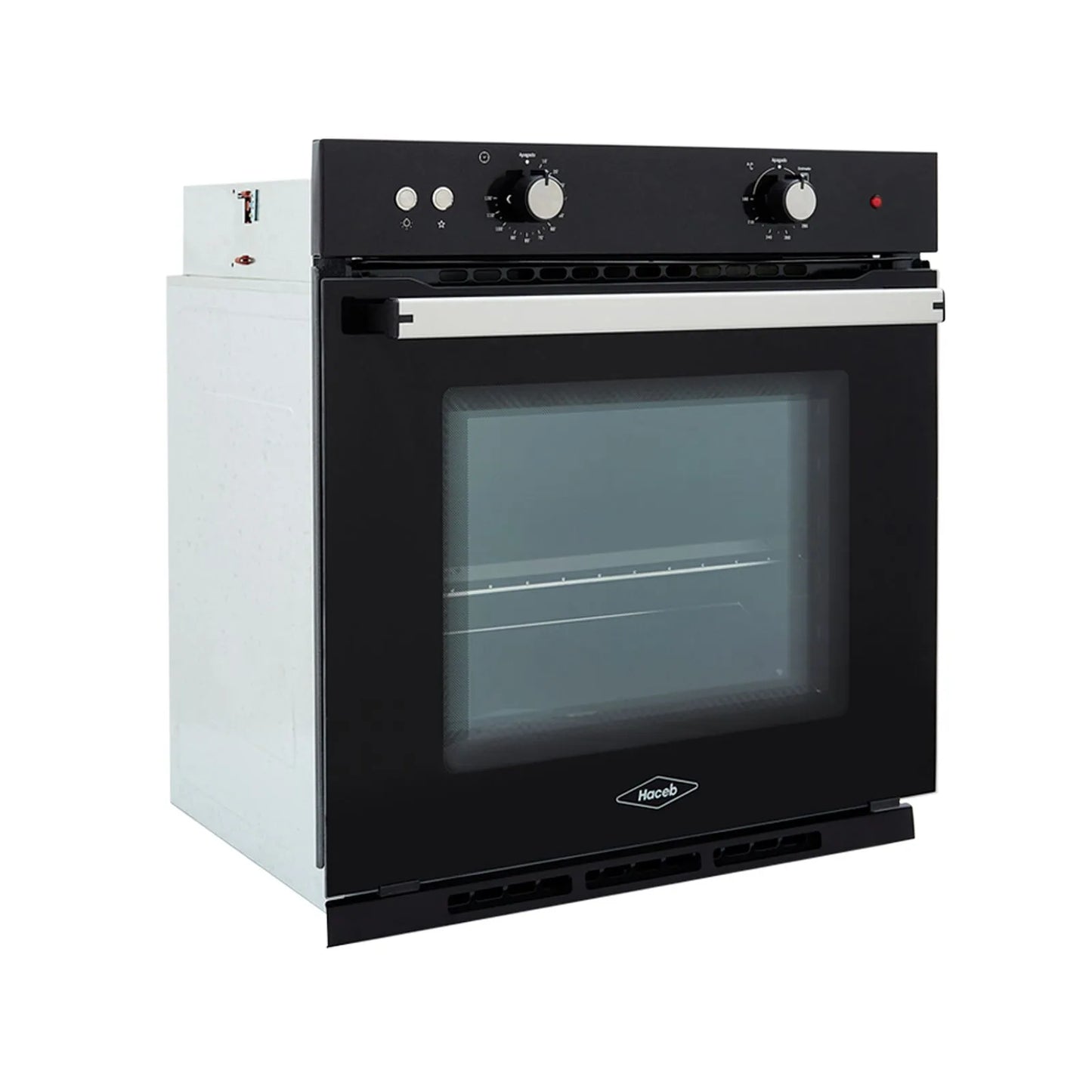 Horno mixto Tofu 60 cm negro gas propano 120V Haceb- HX TOFU 60 NE GP - Logí­stica Haceb