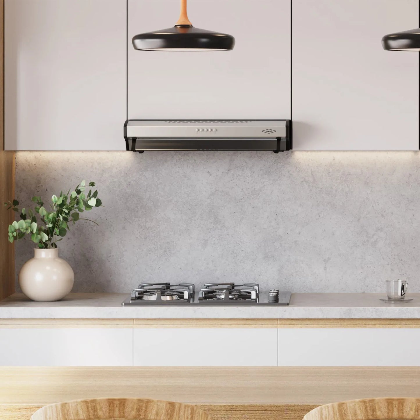 Campana Kala Inox 76 cm 3 velocidades Haceb - CAMP KALA 76 V3 INOX - Logí­stica Haceb