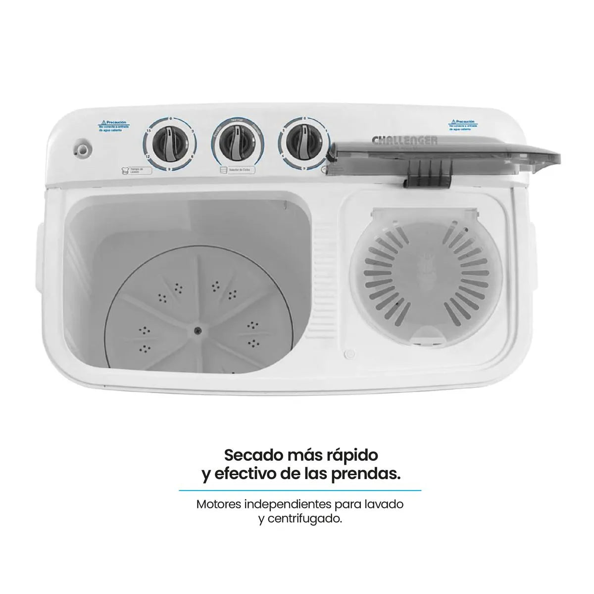 Lavadora Challenger Semiautomática Carga Superior 11 Kg - CW4711