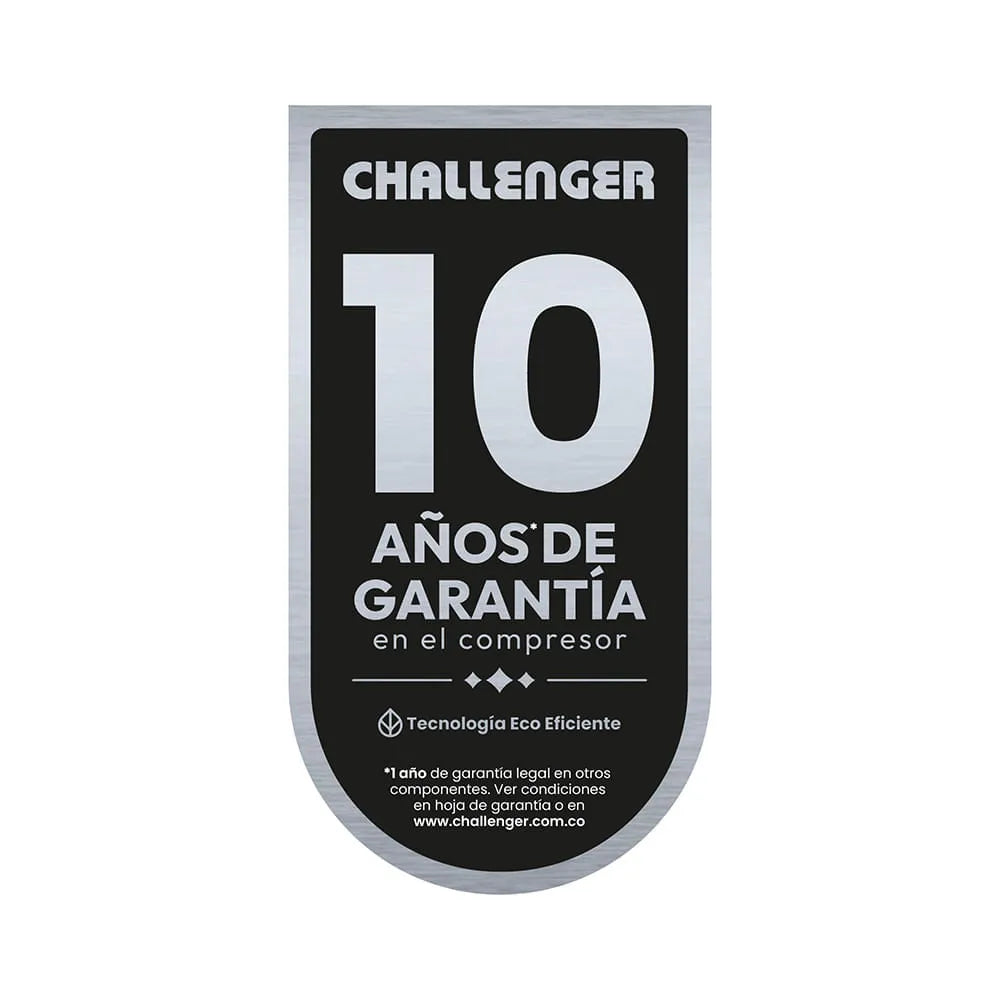 Nevera Challenger No Frost - Serie eCool - 415 Litros Brutos - CR415