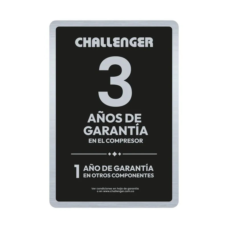 Congelador Challenger Horizontal 152 Lts Brutos Negro - CH226NE
