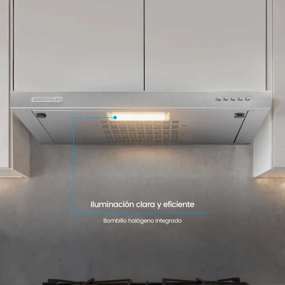 Campana Extractora Challenger Horizontal 60 cm Inox - CX-4310-AC