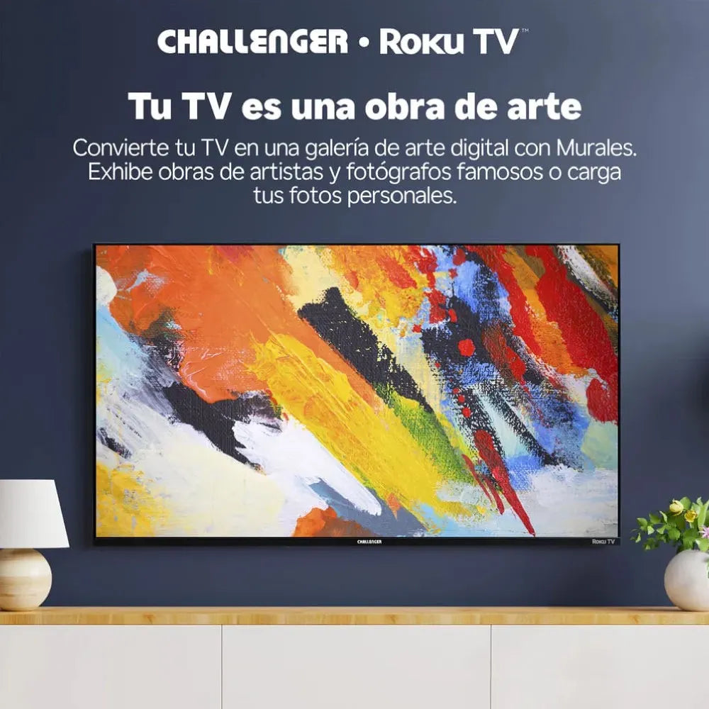 Televisor Challenger 50" LED 4K UHD Roku TV - 50KR15T2
