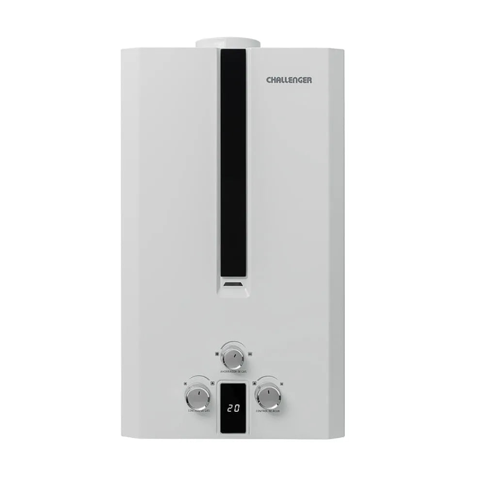 Calentador de paso a gas Natural Challenger 6 Litros Tiro Natural - WHN7060-GN