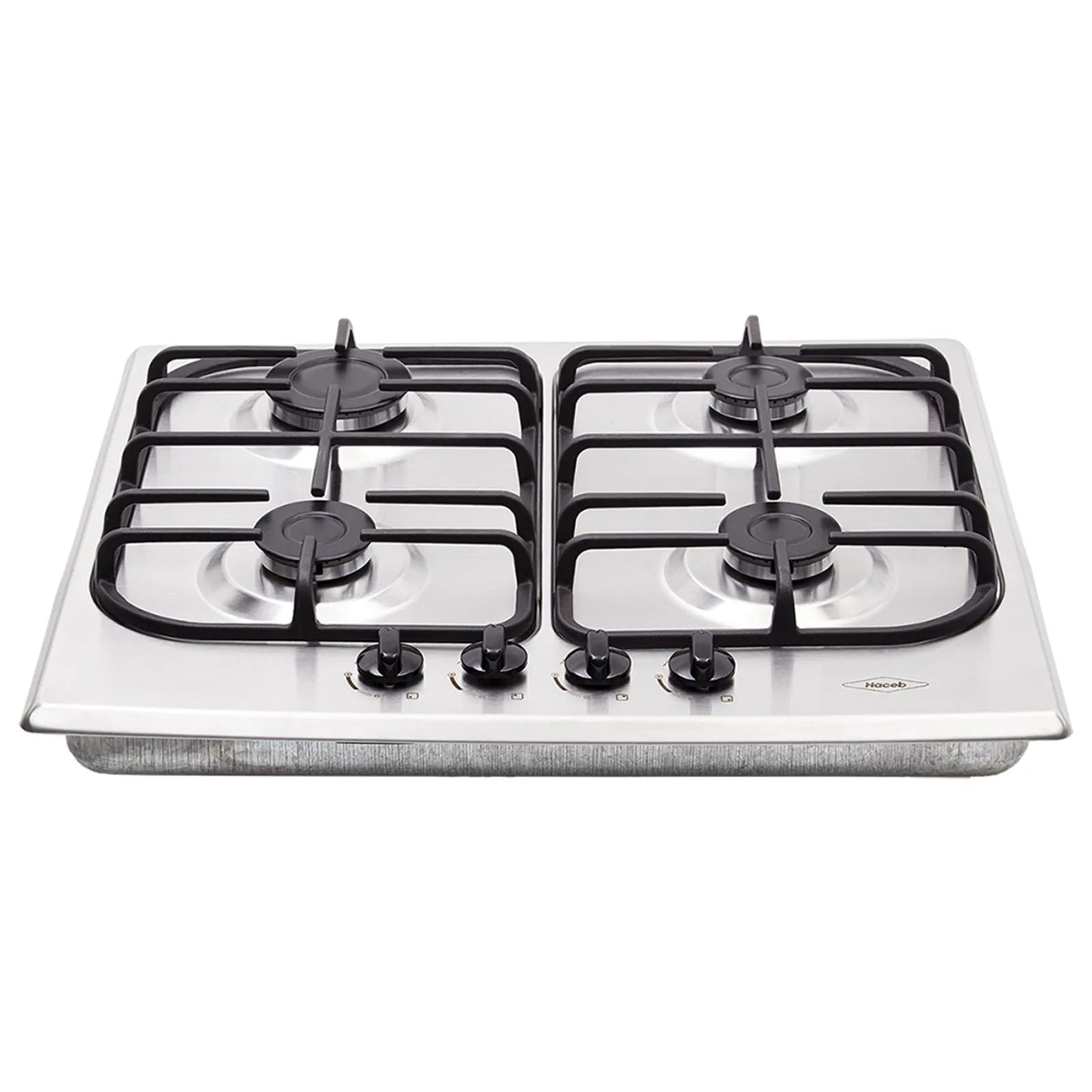 Estufa de Empotrar Sésamo Haceb de 4 puestos de 60 cm a Gas Natural - CS60-51-INOX-HF