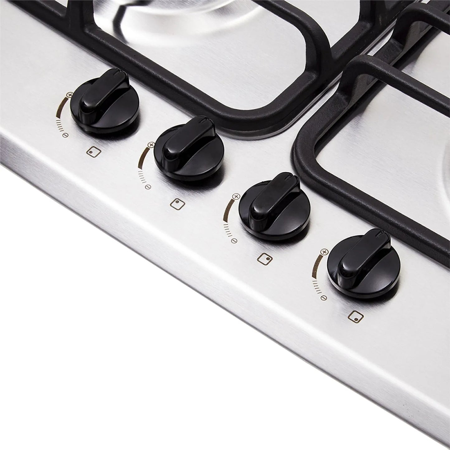 Estufa de Empotrar Sésamo Haceb de 4 puestos de 60 cm a Gas Natural - CS60-51-INOX-HF