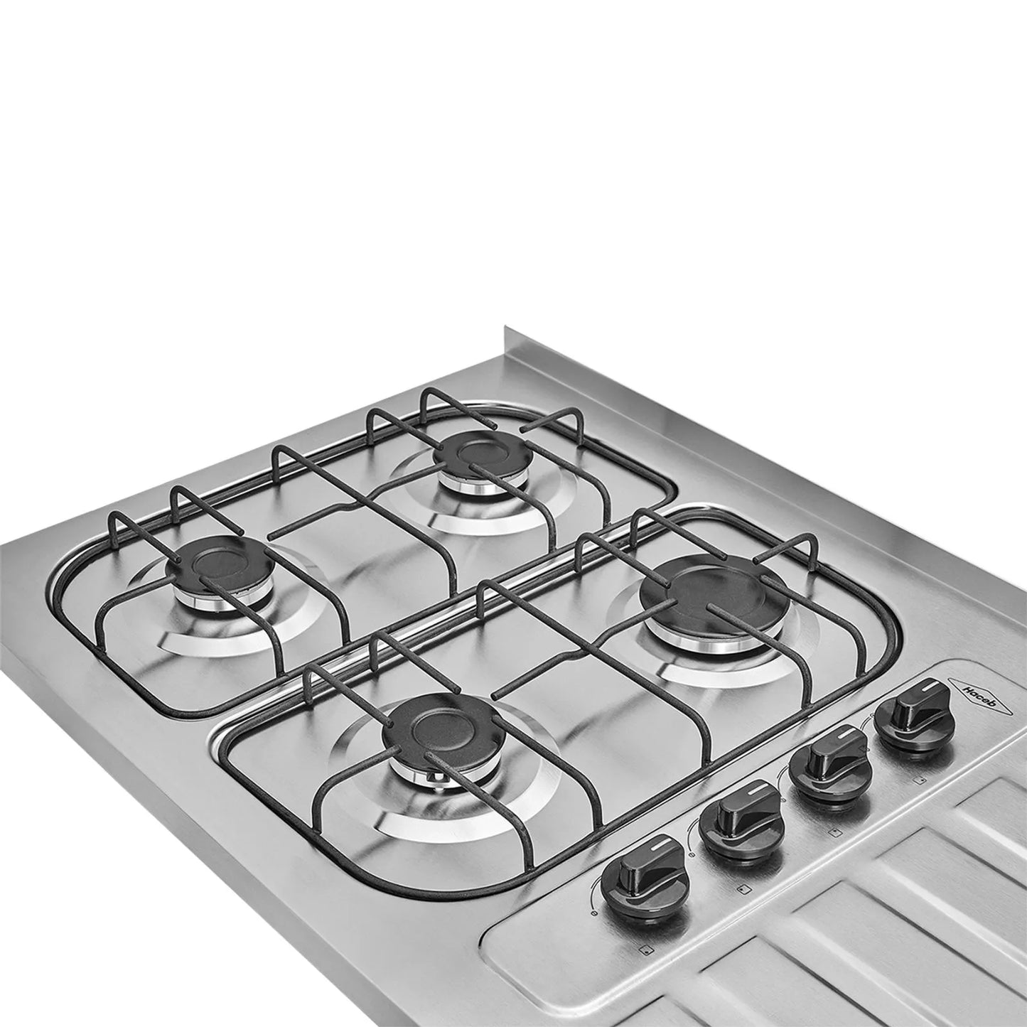 Mesón Haceb 1.50 metros pozuelo derecho gas natural sin encendido eléctrico - MESON OVATA 1.50 INOX ML 4PD SE GN 1 OR- Logística Haceb