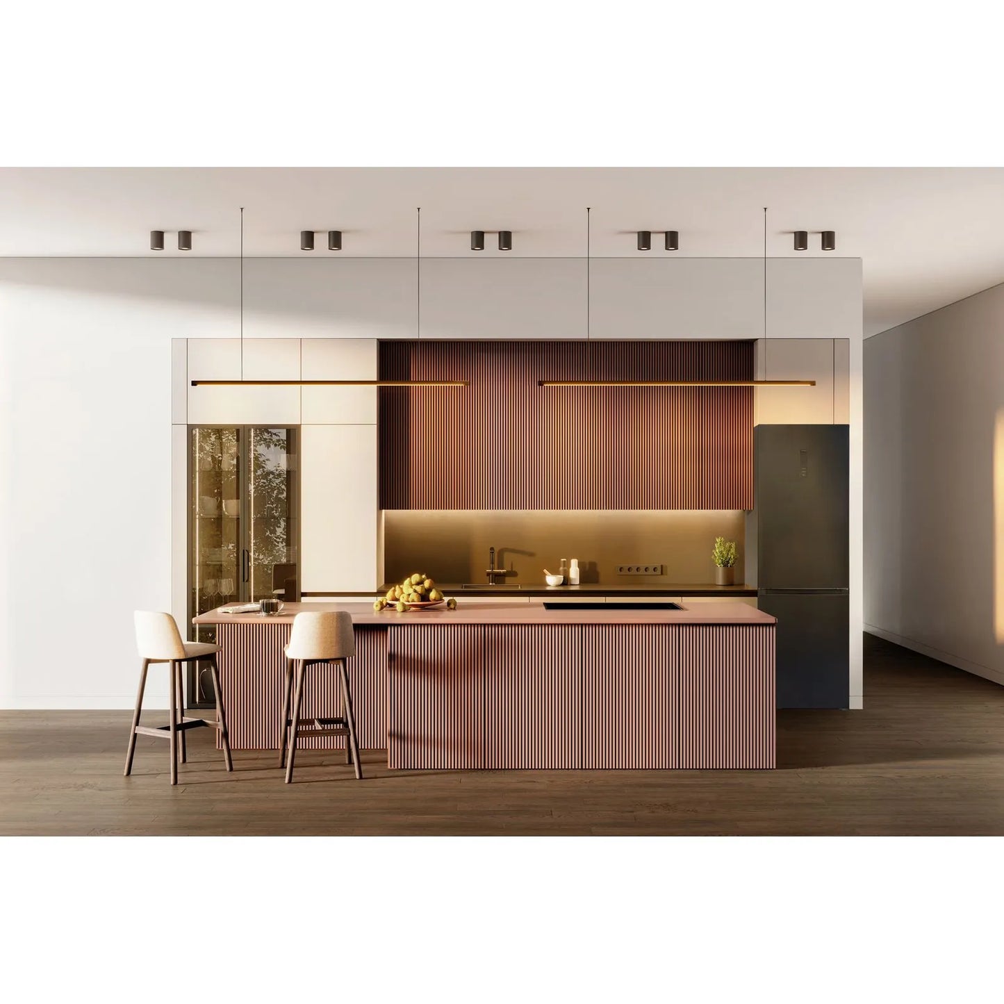 Nevera Haceb Bottom mount 382 litros con panel digital negro BM OTTAWA 382 SE PD NE R2