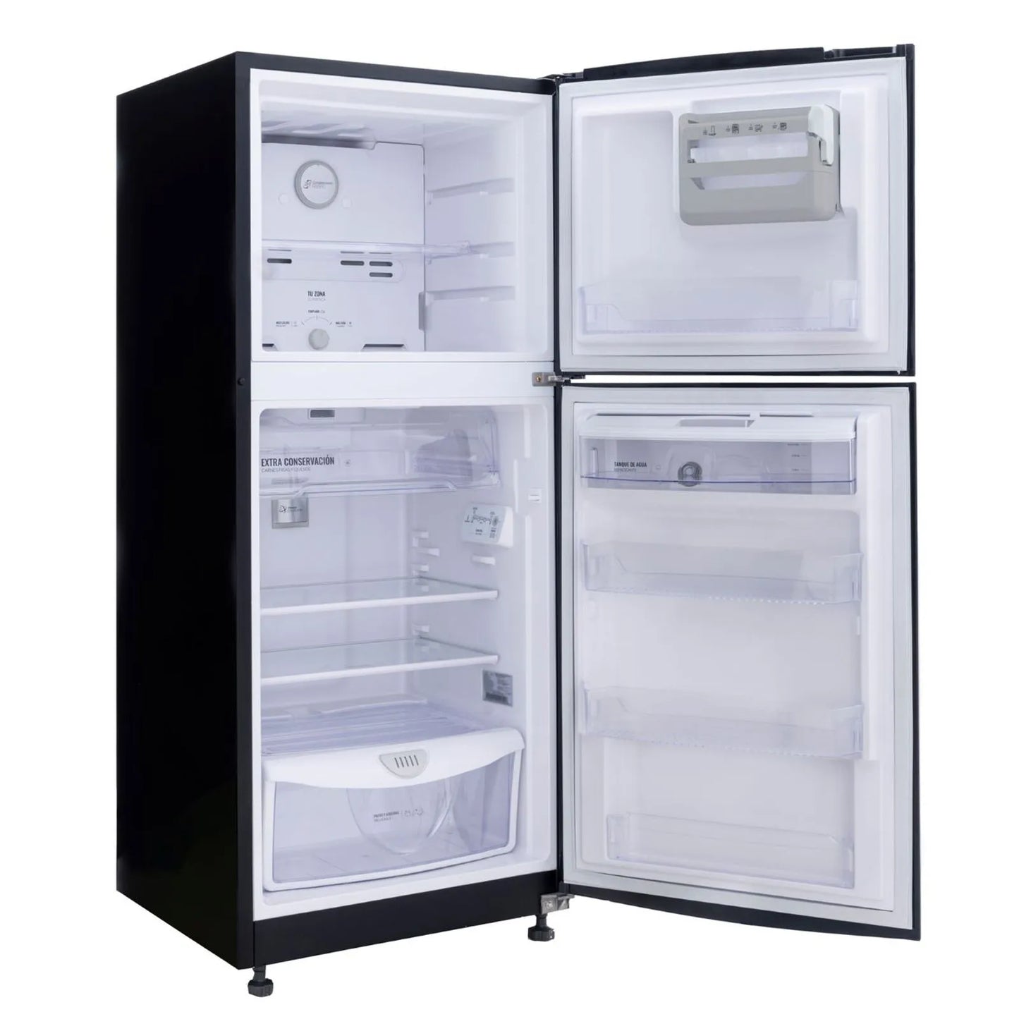 Nevera Haceb No Frost 243 Litros Manija Externa Negro Esmeralda