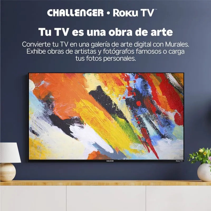 Televisor Challenger Led 40" FHD Roku Tv - 40KR14