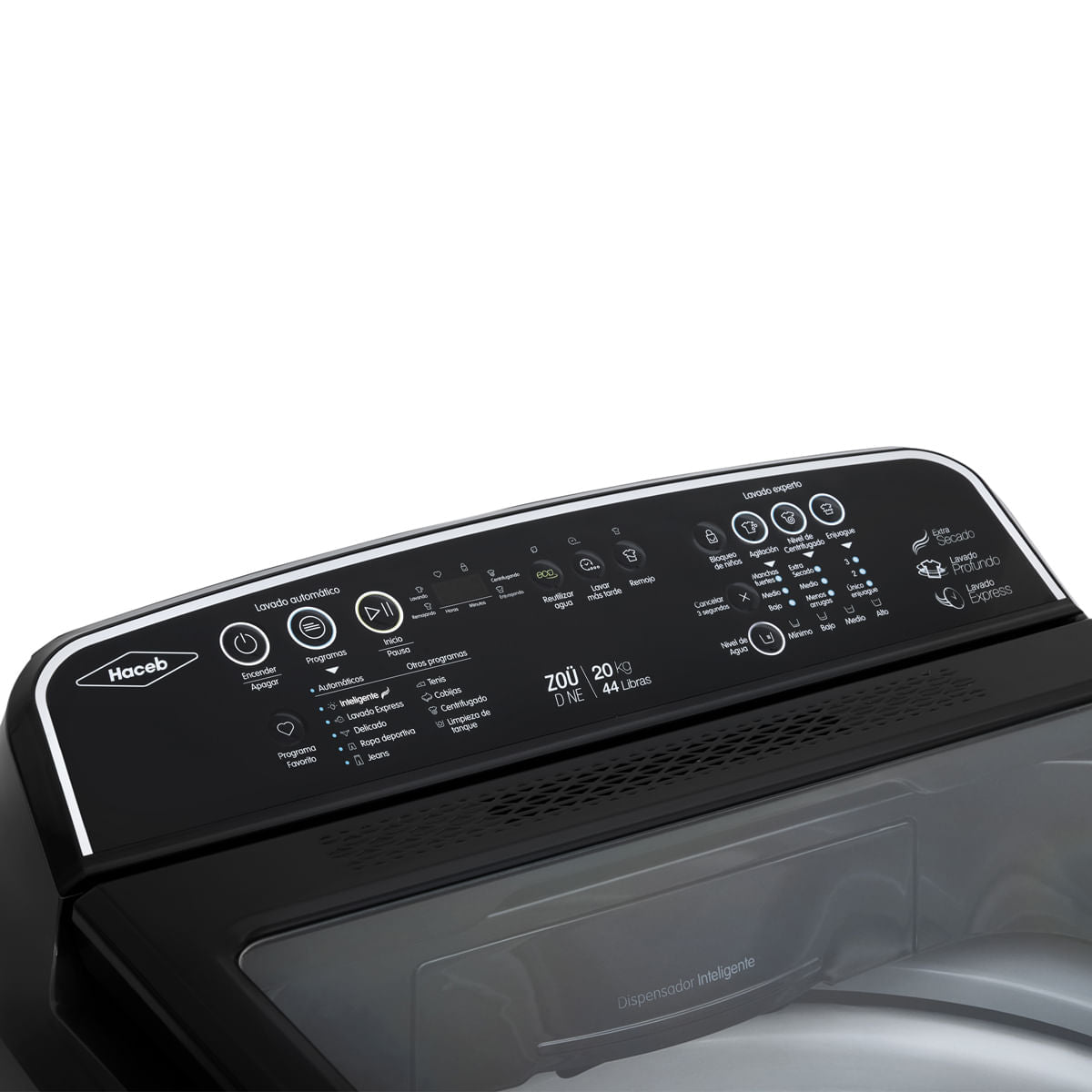 Lavadora ZOÜ 20 Kilogramos Haceb Digital LA20D-OX
