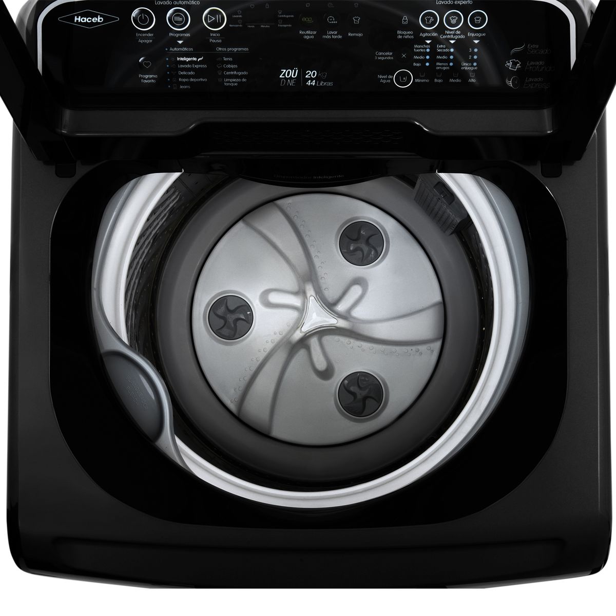 Lavadora ZOÜ 20 Kilogramos Haceb Digital LA20D-OX