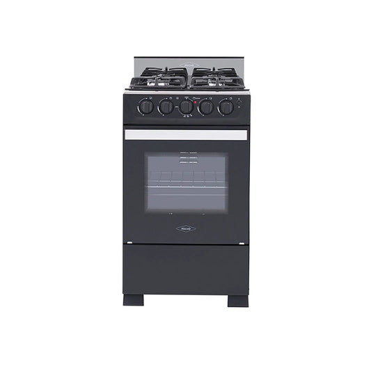 Estufa Romero Cristal de 4 puestos 50 cm a Gas Propano Negro - ESTRO50-CRISTAL-P