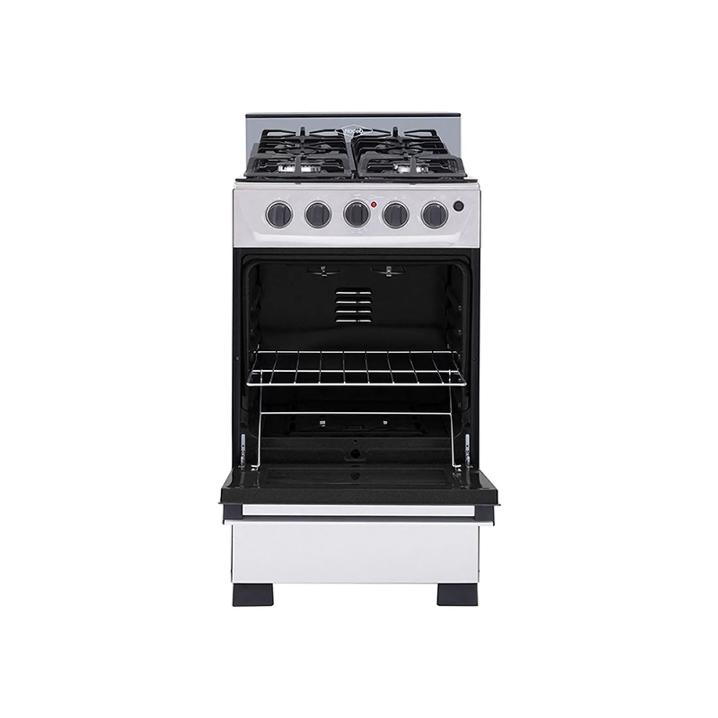 Estufa Romero Cristal de 4 puestos 50 cm a Gas Natural Inox - ESTUFA ROMERO CRISTAL 50 GN INOX