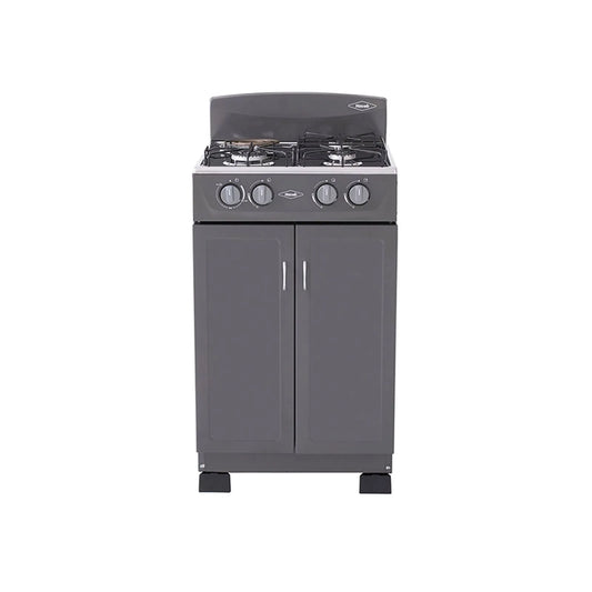 Estufa Romero Gabinete Torre Mixta 3x1 Gas Natural Plata - ESTRO T MIX 3X1 GN PL- Logística Haceb