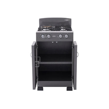 Estufa Romero Gabinete Torre Mixta 3x1 Gas Natural Plata - ESTRO T MIX 3X1 GN PL- Logística Haceb