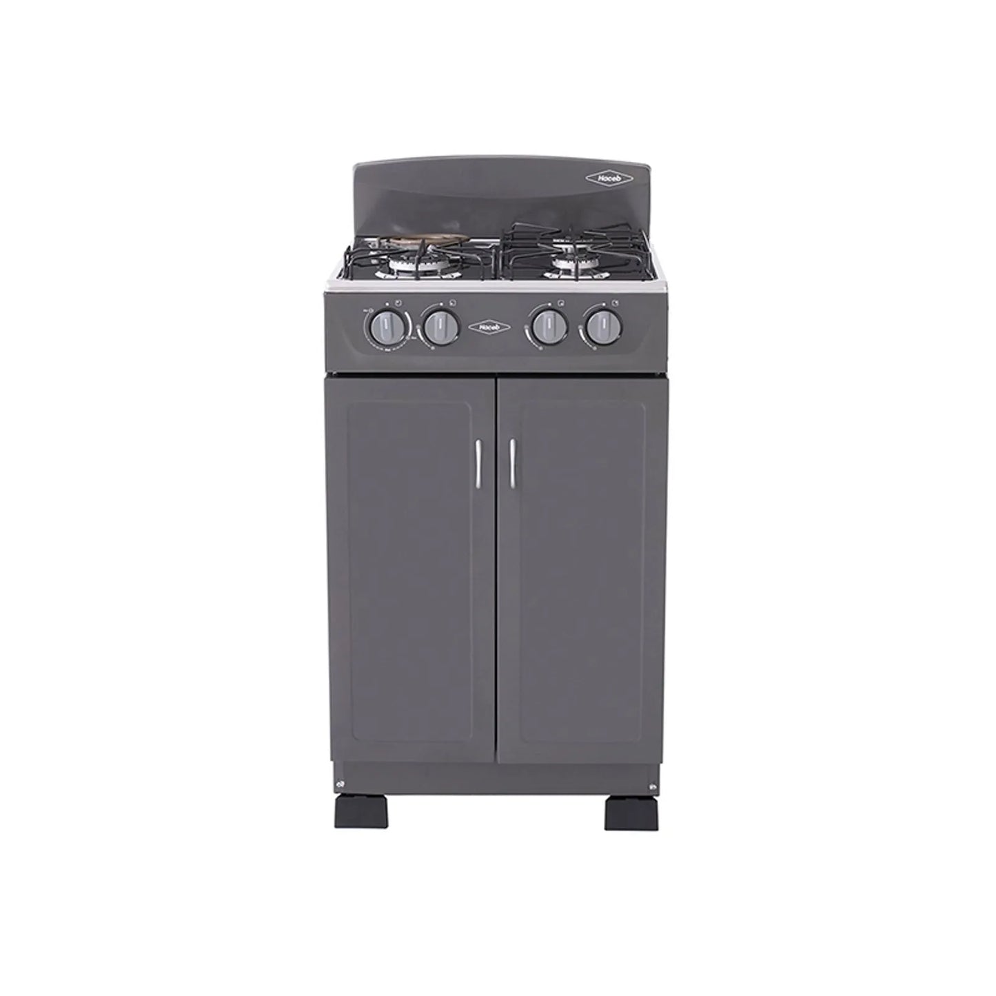 Estufa Haceb Romero Gabinete Torre Mixta 3x1 Gas Propano Plata - ESTRO T MIX 3X1 GP PL- Logística Haceb