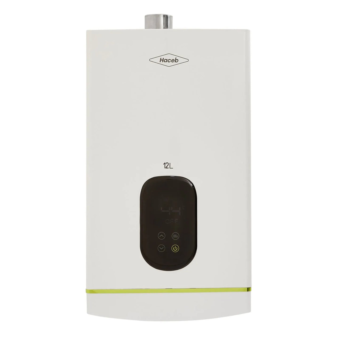 Calentador paso tiro forzado 12 L modulante gas natural blanco Haceb - C P CORAL 12 LT GN TF DISP MOD BL - Logí­stica Haceb