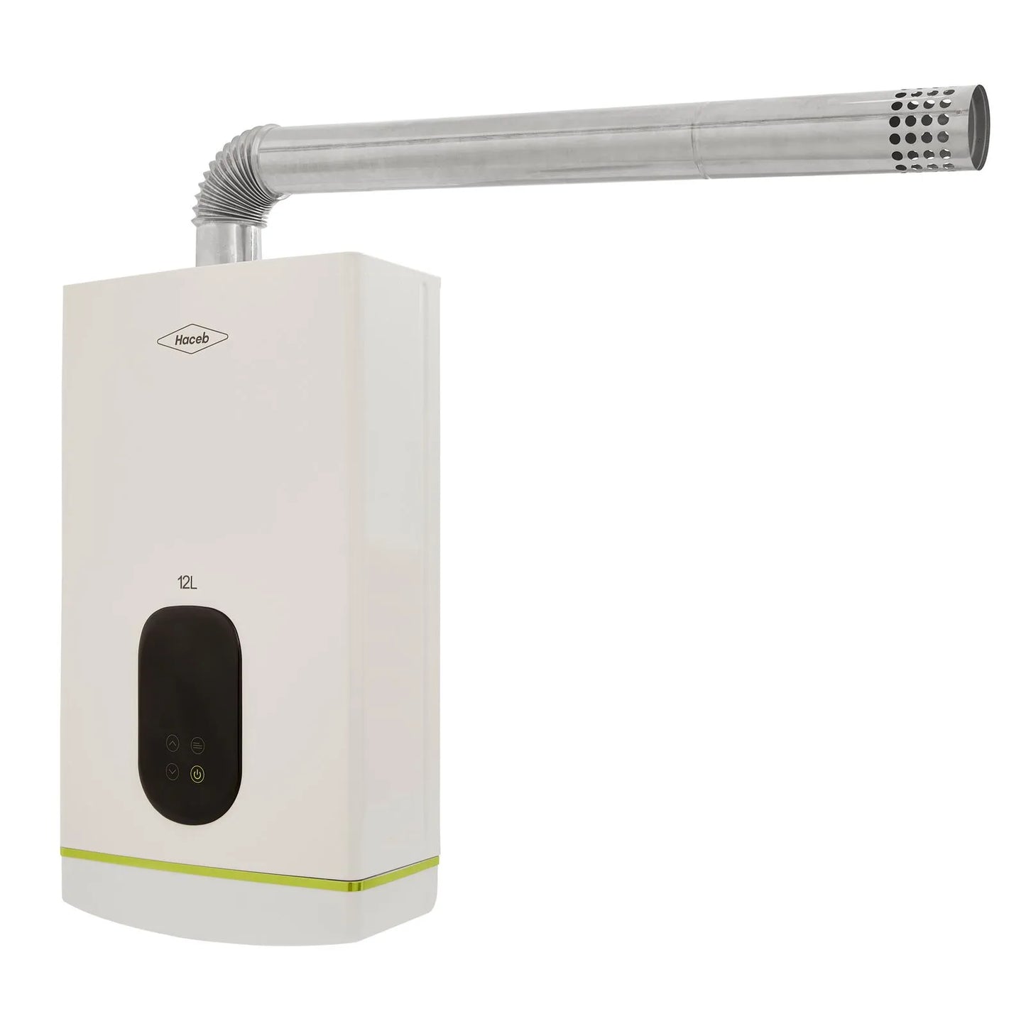 Calentador paso tiro forzado 12 L modulante gas natural blanco Haceb - C P CORAL 12 LT GN TF DISP MOD BL - Logí­stica Haceb