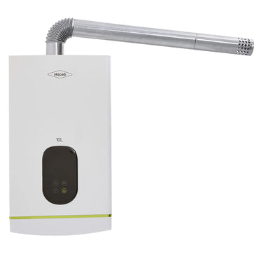 Calentador paso tiro forzado 10 L modulante gas natural blanco Haceb - C P CORAL 10 LT GN TF DISP MOD BL - Logí­stica Haceb