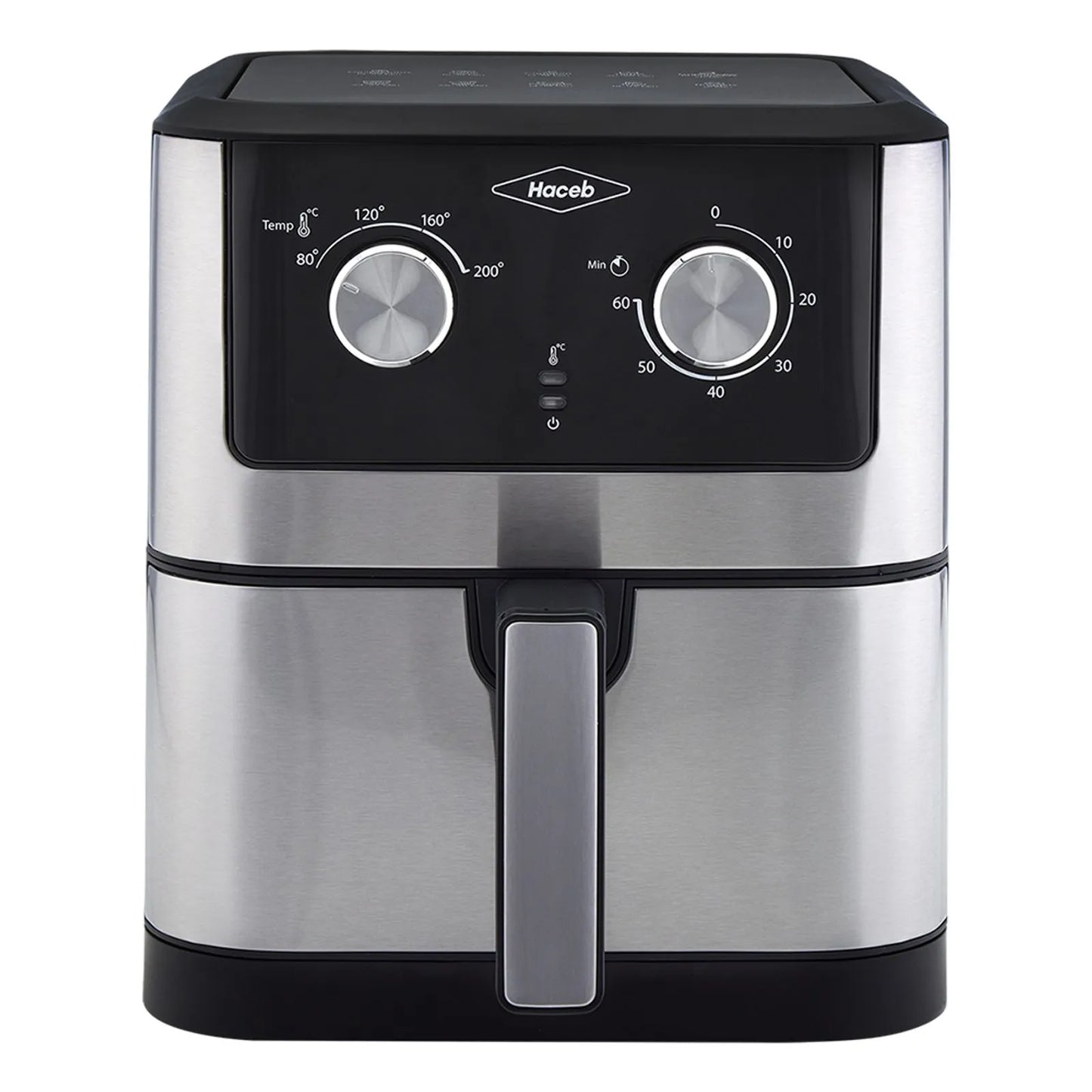 Freidora de aire Haceb 6 litros - Inox Negra - Logí­stica Haceb