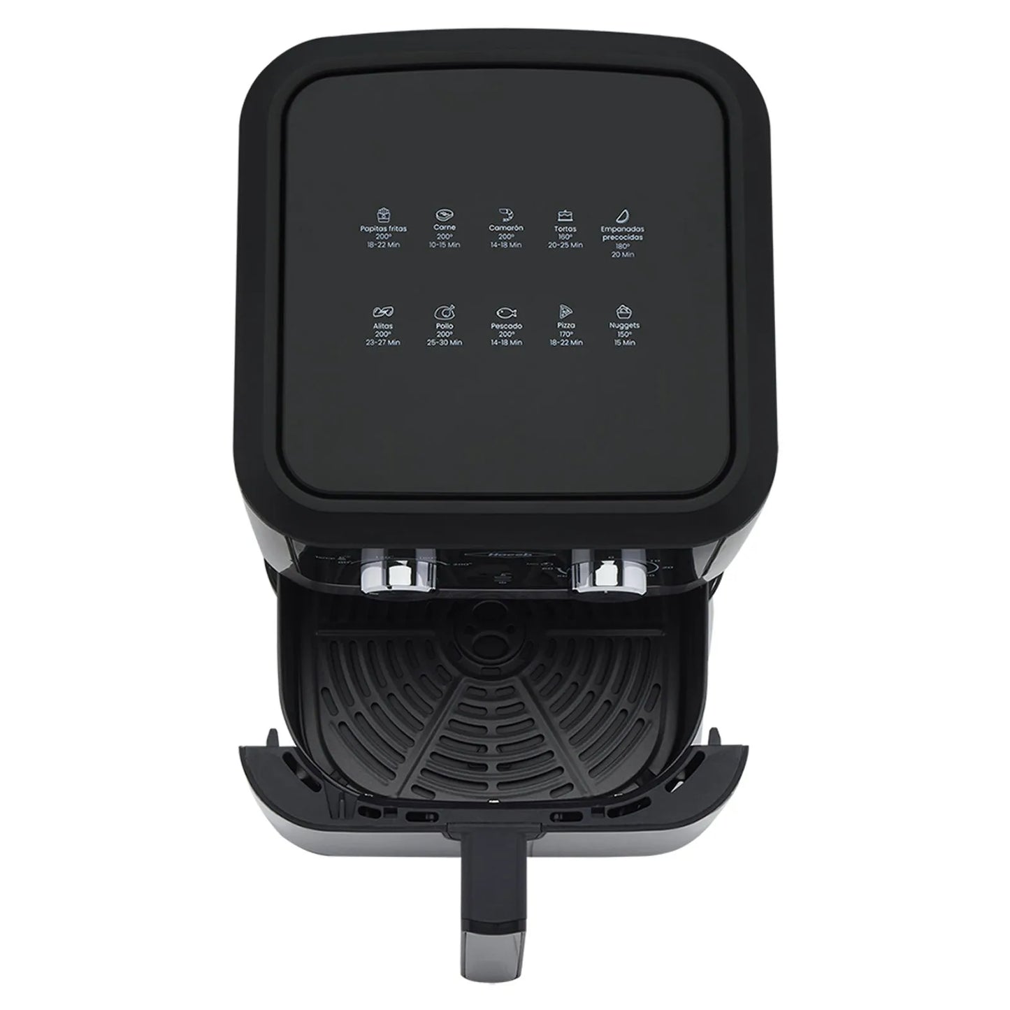 Freidora de aire Haceb 6 litros - Inox Negra - Logí­stica Haceb