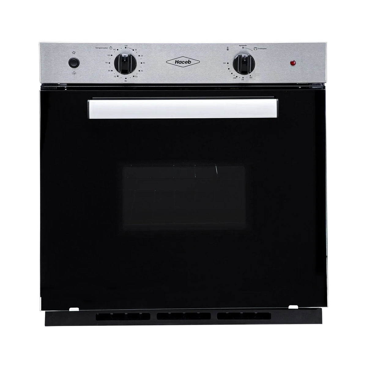Horno Haceb Mixto 60cm PA Inox Negro Gas Natural 120V - HX60-PA-INOX-NE-GN