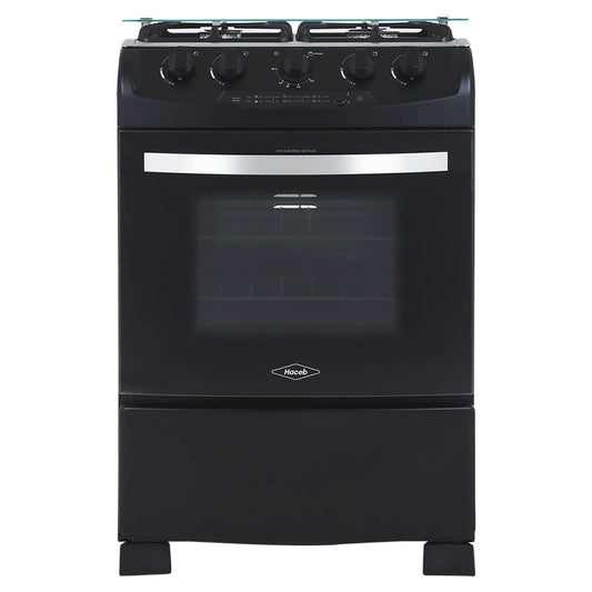 Estufa Orégano Haceb de 4 puestos 60 cm a Gas Natural Negro - ESTORG60-VF-NE