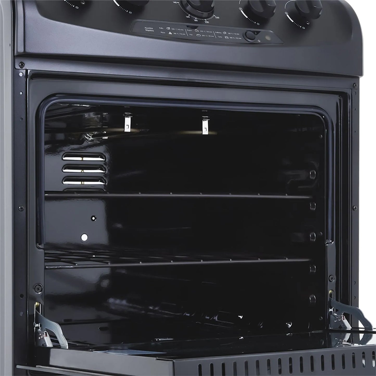 Estufa Orégano Haceb de 4 puestos 60 cm a Gas Natural Negro - ESTORG60-VF-NE