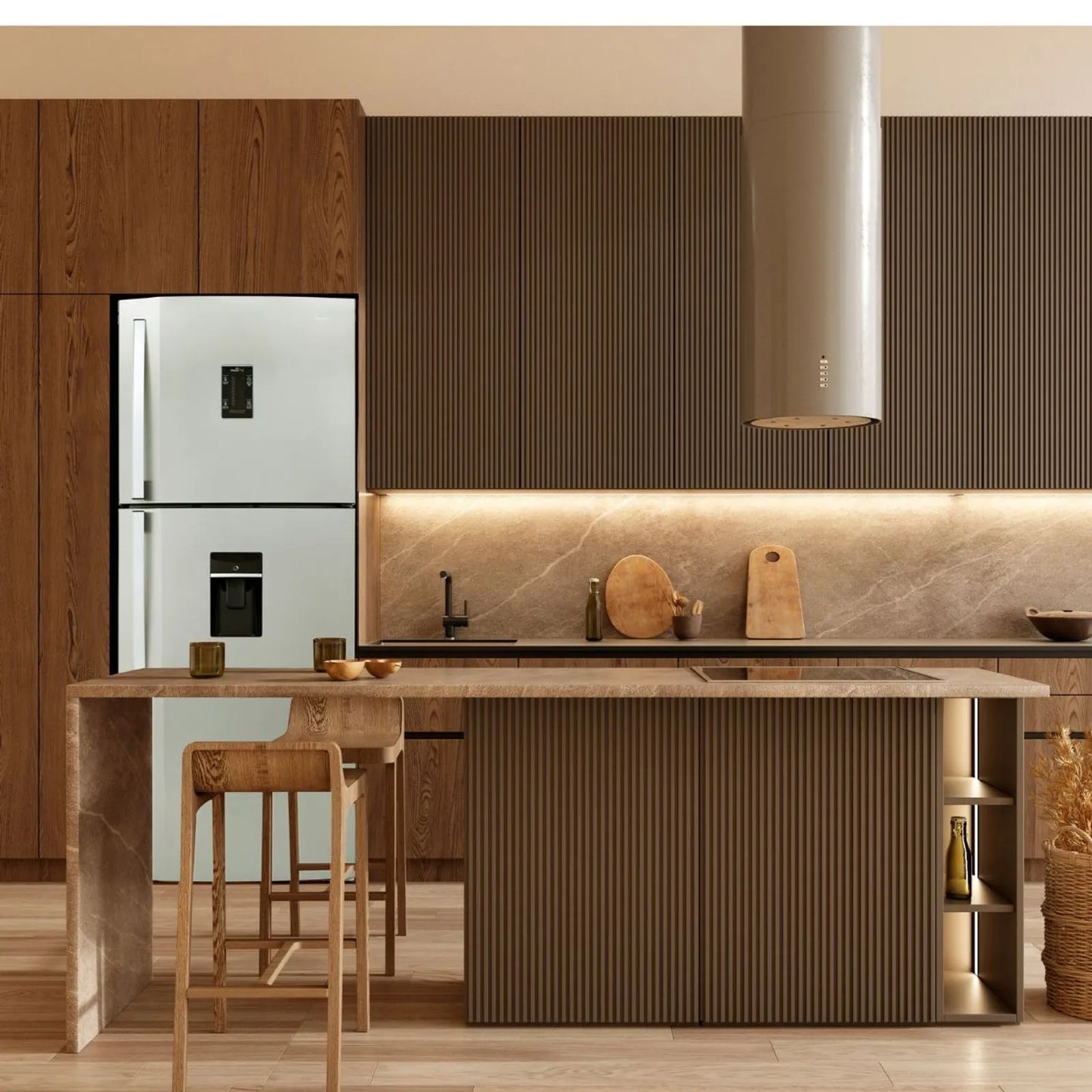 Nevera Haceb No Frost 404 litros inverter manija externa inox